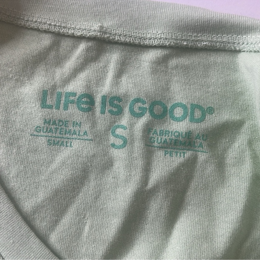 Life is Good Muscle Tank Top Classic My Therapist has Whiskers Green Small - Picture 6 of 12
